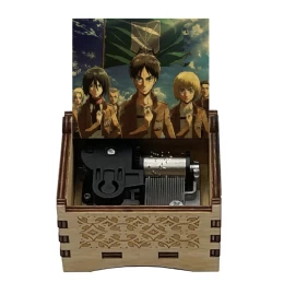 Anime Attack On Titan Music box (Automatic)- Wood