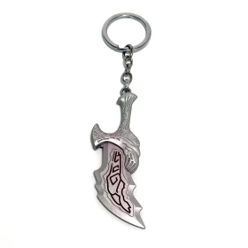 God of War: Blades Of Chaos Keychain (Silver)