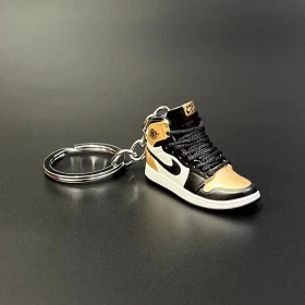 Sneakers Keychain (Beige & Black)