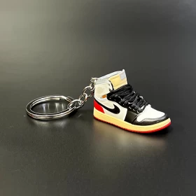 Sneakers Keychain (Black, White & Yellow)