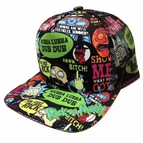 Rick And Morty Patterned Cap 1