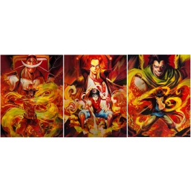 Anime One Piece 3D Poster (3 in 1) - Vers.4