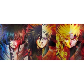 Anime Naruto 3D Poster (3 in 1) - Vers.6