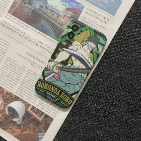 Anime One Piece: Roronoa Zoro Back Cover - Vers.05 (For iPhone XR, X-XS, X-XS Max)