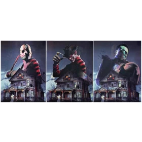 Slasher Movies 3D Poster (3 in 1) - Vers.1
