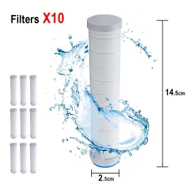 Protect Your Skin and Hair with Our Premium 10-Pcs Shower Filter Set
