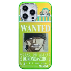 Anime One Piece: Roronoa Zoro WANTED Phone Case - Vers.4 (For iPhone)