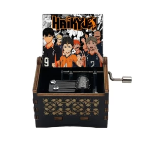 Anime Haikyu!! Music box (Manual)- Wood