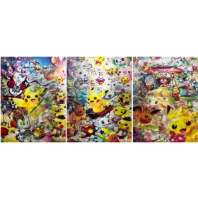 Anime Pokémon 3D Poster (3 in 1) - Vers.1