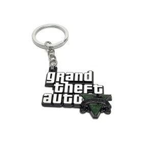 Grand Theft Auto V Logo Keychain 2