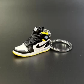Sneakers Keychain (Black & Yellow)