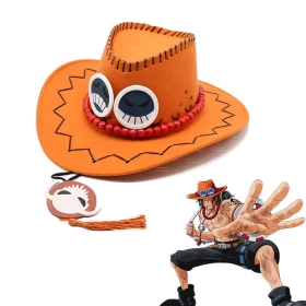 Anime One Piece: Portgas D. Ace Cowboy Hat