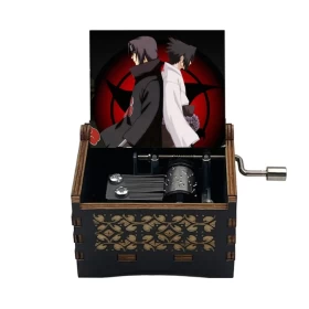 Anime Naruto Music box (Manual)- Wood