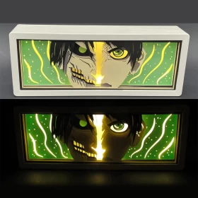 Anime Attack on Titan: Eren Yeager and his Titan Split Lightbox