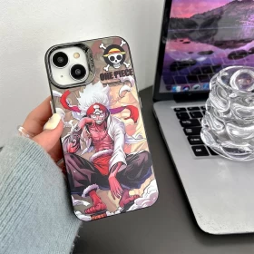 Anime One Piece: Luffy's Gear 5 Phone Case - Vers.9 (For iPhone)