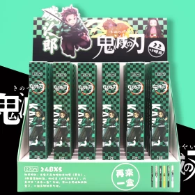 Anime Demon Slayer Gel Pen Cute 0.5mm black Ink Signature Pens Promotional Gift Office School Supplies (1pcs Only)