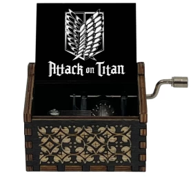 Anime Attack On Titan Music box (Manual)- Wood