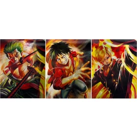Anime One Piece 3D Poster (3 in 1) - Vers.2