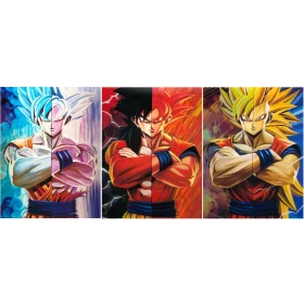 Anime Dragon Ball 3D Poster (3 in 1) - Vers.3