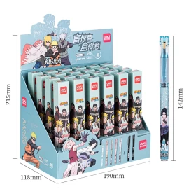 Anime Naruto Gel Pen 0.5mm Black Ink Office Study Stationery Supplies High Quality (1pcs Only)