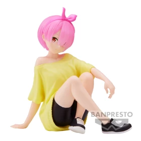 Anime Re: Zero - Starting Life in Another World Relax Time Ram Figure (Training Version)