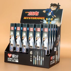 Anime Detective Conan Retractable Gel Pen 0.5mm Black 03 (1pcs Only)