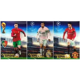 Cristiano Ronaldo 3D Poster (3 in 1) - Vers.1