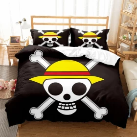 Anime One Piece: Straw Hat Pirates Bedding Set