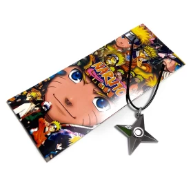 Anime Naruto: Shuriken Necklace