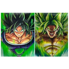 Anime Dragon Ball 3D Poster (2 in 1) - Vers.2