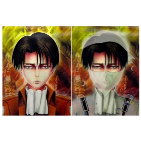Anime Attack On Titan: Levi Ackermann 3D Poster (2 in 1) - Vers.1