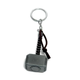 Thor's Hammer Keychain (Silver)