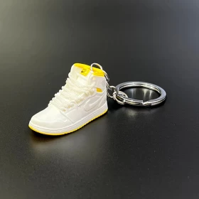 Sneakers Keychain (White & Yellow) 2