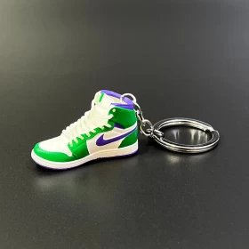 Sneakers Keychain (Green & Purple) 2