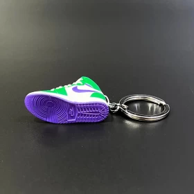 Sneakers Keychain (Green & Purple) 2