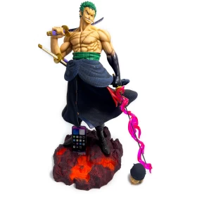 Anime One Piece: Roronoa Zoro Giant Two-Sword Style Figure