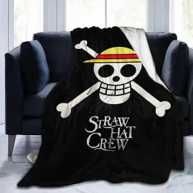 Anime One Piece: Straw Hat Pirates Throw Blanket