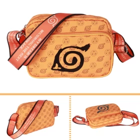 Anime Naruto: Konoha Symbol Crossbody Bag