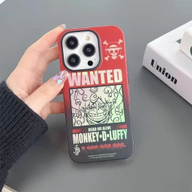 Anime One Piece: WANTED Phone Case - Vers.3 (For iPhone)