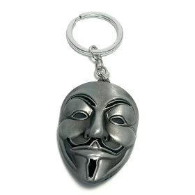 V For Vendetta's Anonymous Mask Keychain