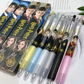 Harry Potter Gel Pen 0.5mm Black Ink Office Study Stationery Supplies High Quality (1pcs Only)
