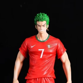 Anime One Piece: FIFA World Cup Roronoa Zoro X Cristiano Ronaldo Figure