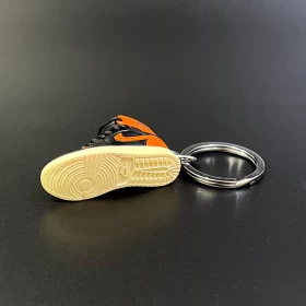 Sneakers Keychain (Black & Orange)
