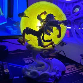 Anime One Piece: Gear 5 Sun God Nika LED Figure