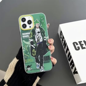 Anime One Piece: Roronoa Zoro Phone Case - Vers.4 (For iPhone)